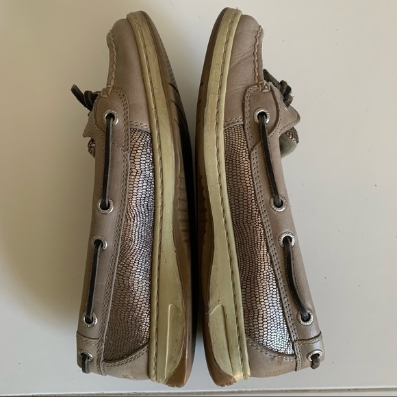 Sperry Angelfish Metallic Slip-On Boat Shoe - Picture 6 of 9